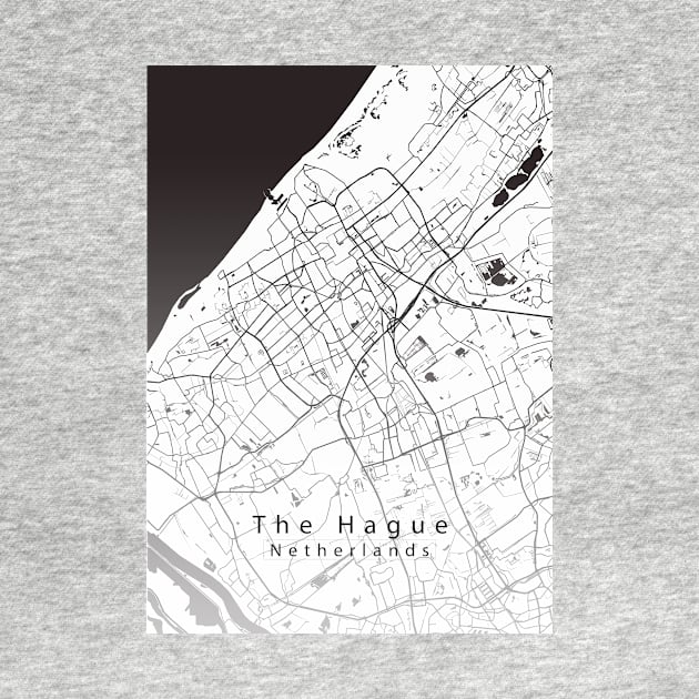 The Hague City Map by Robin-Niemczyk